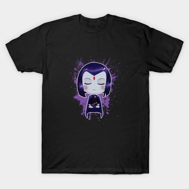 Chibi Raven T-Shirt by sambeawesome